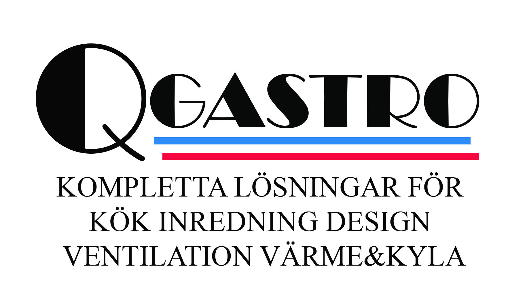 Kompletta lösningar för KÖKSINREDNING-VENTILATION–KYLA-VÄRME-ROSTFRITT-DISK-LUFTRENING-AVFALLSSYSTEM